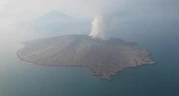 Pepeo iz vulkana prekrio je okolna područja
